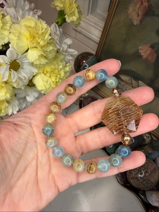 Jewelry - WHERE EARTH MEETS SKY • The Wild Shore No. 03 • Artisan Gemstone Bracelet: B1280